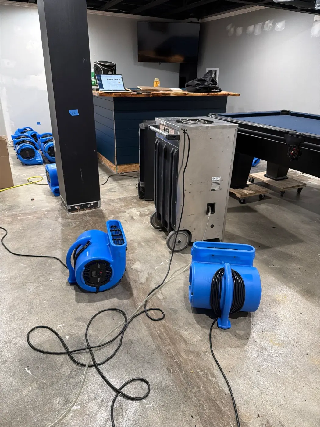 Documented commercial restoration in Village of West Clay, IN