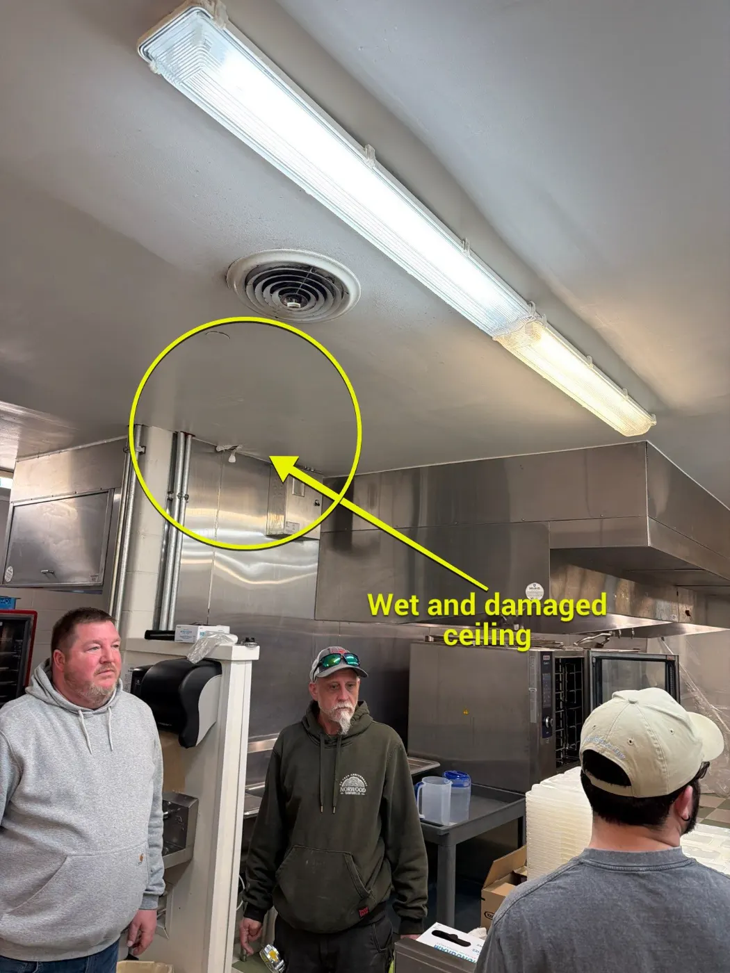 After-hours dry-out at Village of West Clay commercial property